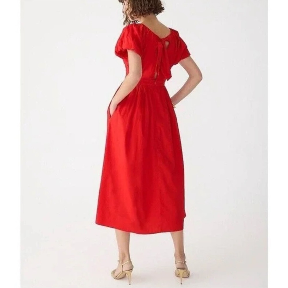 J.Crew STUNNING Cecily Dress in Cotton Poplin Size 4, NWOT - Picture 3 of 9
